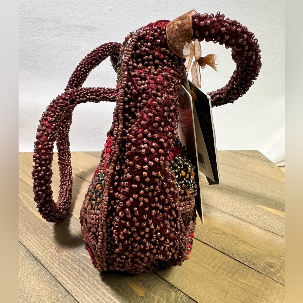Viral Beaded Maroon Bag …Tjmaxx & Marshalls - Picture 4 of 7